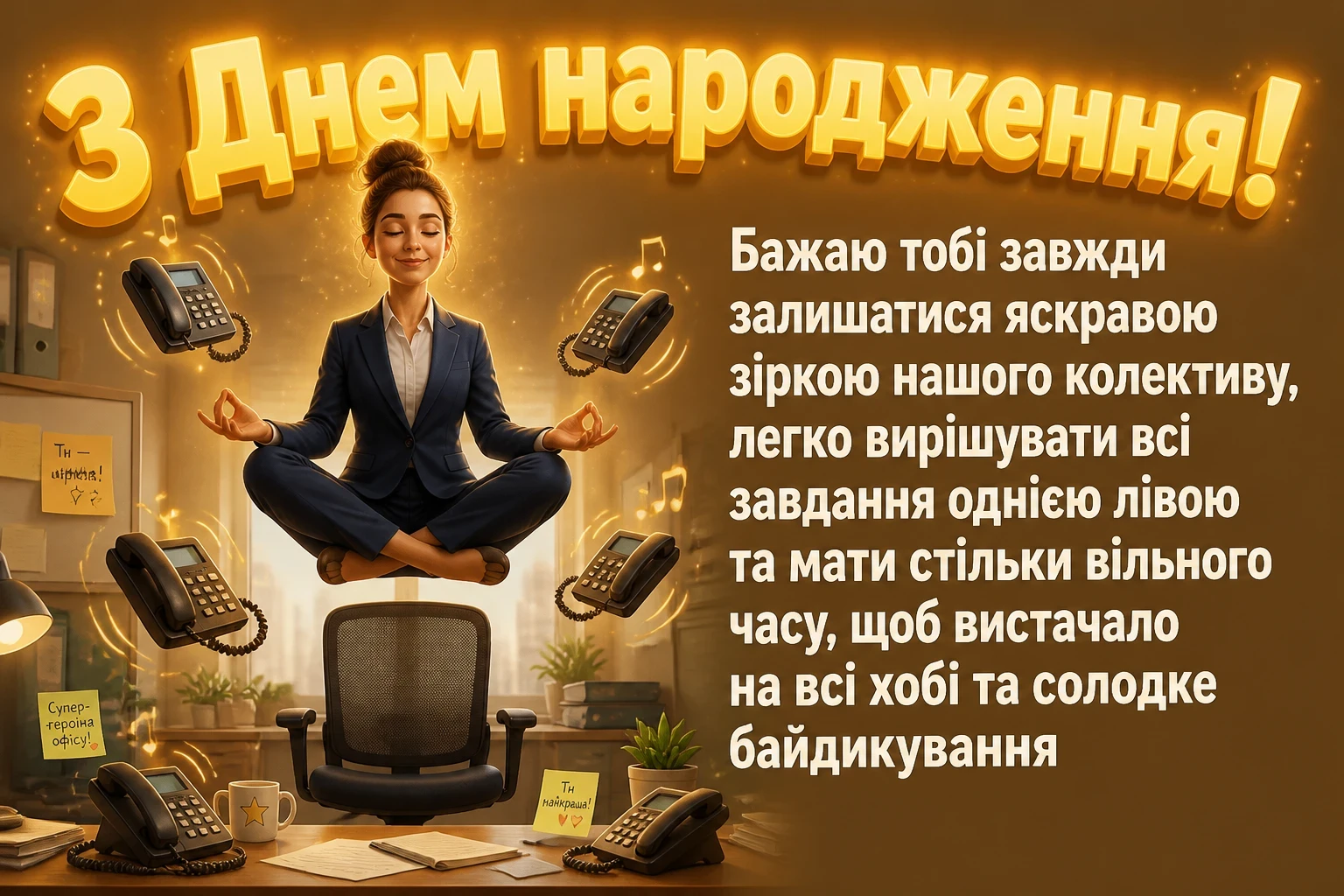 прикольні привітання з днем народження колезі жінці
