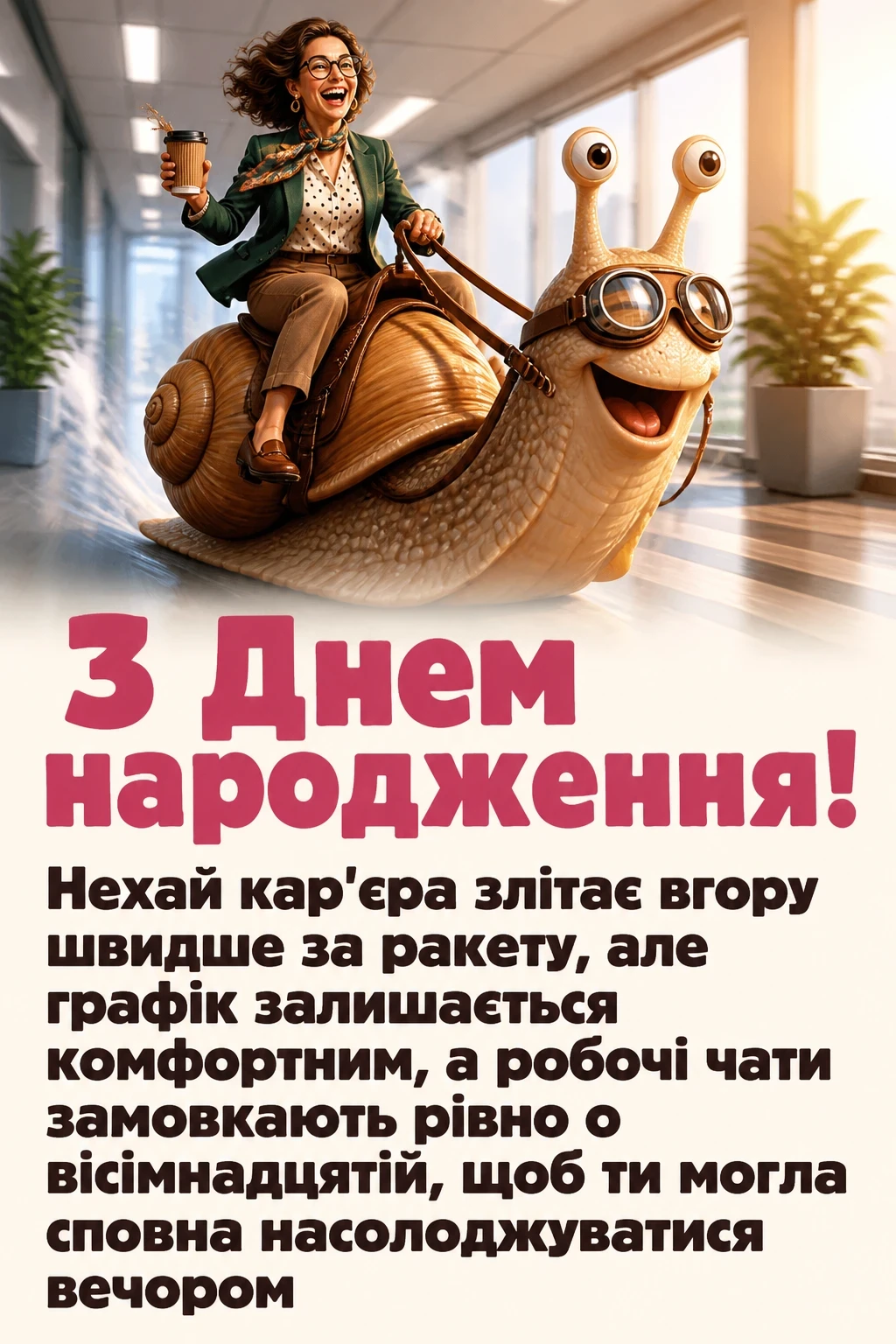 прикольні привітання з днем народження колезі жінці