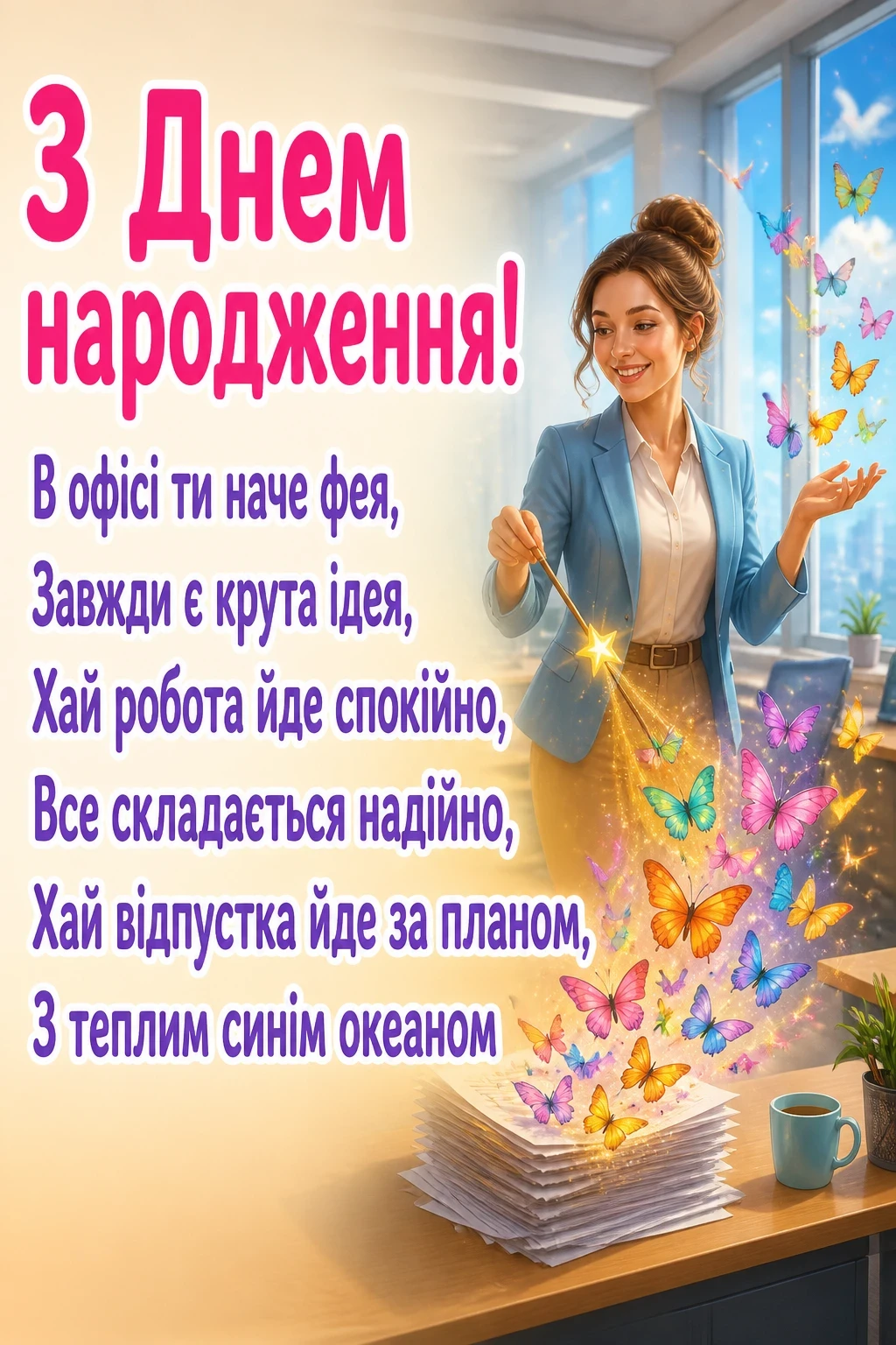 прикольні привітання з днем народження колезі жінці